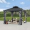 Sunjoy 10 ft. x 10 ft. Hardtop Gazebo, Outdoor Patio Aluminum Frame Gazebo A102012121 - alternate 7
