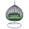 Leisuremod Teardrop Hanging Swing Chair with Stainless Steel Stand, 440 lb Capacity, Weatherproof RSCGR-57DG - alternate 1