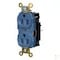 Hubbell Wiring Device-Kellems Straight Blade Receptacle, 5-15R, 15 A, 125V AC, 2 Pole, 3 Wire, Surface Mount, Grounded HBL5262STBL - alternate 2