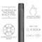 Ace Trading - Nipple 1 in. MIP each X 1 in. D MIP Black Steel Close Nipple 300UP1XCL - alternate 4