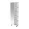 Homeroots 62in White Wood Accent Cabinet With Single Door 535012 - alternate 5