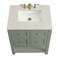 James Martin Vanities Breckenridge 30" Single Vanity, Smokey Celadon, w/ 3 CM Siberian Silestone Top 330-V30-SC-3SFR - alternate 6