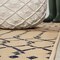 Jonathan Y Ourika Moroccan Geometric Textured Weave Beige/Navy 5 ft Square Indoor/Outdoor Area Rug SMB108H-5SQ - alternate 7