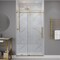 Anzzi 48in x 76in Frameless Shower Door with Sliding in Brushed Gold with Tsunami Tempered Clear Glass SD-FRLS06101BG - alternate 11