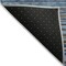 Homeroots 8' X 10' Navy Blue Sky Blue And Taupe Striped Washable Indoor Outdoor Area Rug 614818 - alternate 7
