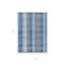 Homeroots 10' X 14' Denim Blue Sky Blue And Beige Plaid Washable Indoor Outdoor Area Rug 613968 - alternate 7