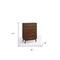 Homeroots 32in Brown Accent Chest With Five Drawers 473067 - alternate 6