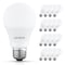 Luxrite A19 LED Light Bulb 75 Watt Equivalent, 4000K Cool White, 1100LM, Non-Dimmable, Standard, 16PK LR21538 - alternate 1