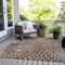 Homeroots 5' X 8' Brown And Beige Geometric Washable Indoor Outdoor Area Rug 595062 - alternate 7
