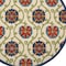Homeroots 8' Navy Blue Beige Green Blue And Red Round Floral Indoor Outdoor Area Rug 546784 - alternate 9