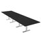 Skutchi Designs 16ft Rectangular Conference Table With Power | Harmony Series | 16 Person Meeting Room Table HAR-REC-48x192-T-U999ST19-NA - alternate 1