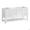 James Martin Vanities Breckenridge 60 in. Single Vanity, Bright White 330-V60S-BW - alternate 1