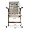 Amerihome Acacia and Canvas Folding Arm Chair AWFDC - alternate 4