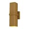 Vaxcel Lavage, 14 in H, Gold Outdoor Wall Sconce, 2-Light, Up-Down Light Fixture T0824 - alternate 1