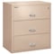 Fireking 3 Drawer, 1 Hr Fire & Impact Rated, 38" Wide Lateral Champagne 3-3822-CCH - alternate 1