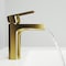 Vigo Ileana Single Handle Single-Hole Bathroom Faucet in Matte Brushed Gold VG01042MG - alternate 6