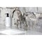 Kingston Brass Bridge Bathroom Faucet with Brass Pop-Up, Polished Nickel KS2176TKL - alternate 5
