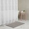 Homeroots 72" White Floral Faux Linen Shower Curtain With Embroidery 484021 - alternate 2