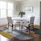 Homeroots 8' Green Purple And Blue Round Geometric Washable Indoor Outdoor Area Rug 604410 - alternate 9
