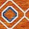 Homeroots 9' X 12' Orange Blue And Purple Geometric Washable Indoor Outdoor Area Rug 612212 - alternate 5
