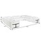Homeroots White Italian Leather Power Reclining U Shaped Twelve Piece Sectional With Console 634656 - alternate 12