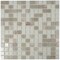 Apollo Tile Mingles 12 in. x 12 in. Glossy White and Gray Glass Mosaic Wall and Floor Tile 20 sqft/case, 20PK MIX2088WH121A - alternate 1
