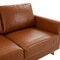 Leisuremod Lincoln Upholstered Leather Sofa with Gold Frame, Cognac Tan LA83BR-L - alternate 7
