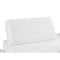 Homeroots 77in White and Black Italian Leather Power Reclining Loveseat 720502 - alternate 8