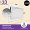 Simply 12x24x1 Merv 13, Pleated Air Filter, High Capacity, 24PK S-13-24-12241 - alternate 7