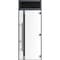 Vdomdoors Front Exterior Prehung Steel Door Ronex1011 Grey 96 Transom Window Sidelite Stainless Inserts Entry RONEX1011EXD-GRE-W36xH96+16-LH-I - alternate 1