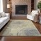 Homeroots 5' X 8' Beige Taupe And Gray Abstract Washable Indoor Outdoor Area Rug 582789 - alternate 7