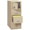 Fire King Fireking Fireproof 4 Drawer Vertical Safe-In-File Legal 20-13/16"Wx31-9/16"Dx52-3/4"H Parchment 4-2131-CPASF - alternate 3