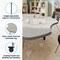Flash Furniture Commercial Adjustable Height Flower Activity Table with Locking Casters-LT Gray XU-A60-FLR-LTGRY-T-P-CAS-GG - alternate 9
