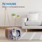Simple Deluxe FluffyDream TV Cat Scraper - Durable Cat Leisure Bed - Indoor Scraper and Play House - Corrugated T GLOWPTSCRATV01 - alternate 5