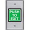 Sdc Push to Exit Button, 2-7/8 in.W, Momentary 422U - alternate 1