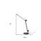 Homeroots 35" Black Metal Novelty Desk Lamp 524639 - alternate 4
