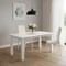 Homeroots 79" White Solid Wood Dining Table 518762 - alternate 5