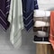 Lavish Home 2-Piece Bath Towel Set Quick Dry Large 34x68in Bath Towels for Shower, Gym, Spa, or Dorm, Navy 67-0036-N - alternate 4