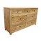 Homeroots 68" Natural Solid Wood Seven Drawer Dresser 620851 - alternate 7