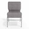 Flash Furniture Fabric Church Chair, Gray XU-CH0221-GY-SV-BAS-GG - alternate 7