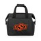 Picnic Time Family Of Brands NCAA Oklahoma State Cowboys On The Go Lunch Bag Cooler - Soft Cooler Lunch Box, Black 510-00-179-464-0 - alternate 1