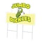 Signmission Jumbo Pickles Yard Sign & Stake outdoor plastic coroplast window, C-DC-2436-DS-Jumbo Pickles C-DC-2436-DS-Jumbo Pickles - alternate 1