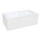 Kingston Brass 60-Inch Acrylic Rectangular 2-Wall Corner Alcove Tub with Corner Apron, Right Hand Drain Hole VTAM6032R22S - alternate 1