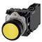 Siemens Pushbutton, 22 mm, round, plastic, yellow, pushbutton, flat 3SU1100-0AB30-1FA0-ZY15 - alternate 1