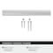 Amerock Composite 5-1/16 inch (128mm) Center-to-Center Polished Chrome Cabinet Pull, 25PK 25VMP3714226 - alternate 3