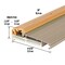 M-D Building Products 4-9/16 in. x 1-3/8 in. x 36 in. Satin Nickel Adjustable Aluminum Thermal Break Threshold 49008 - alternate 5