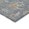 Homeroots 8' X 10' Denim Blue Ivory And Coral Floral Washable Indoor Outdoor Area Rug 604770 - alternate 8