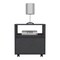 Homeroots 20" Black Wood One Drawer Nightstand 526150 - alternate 10