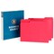 Business Source File Folder, Red, Paperboard, PK100 BSN65776 - alternate 2