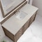 James Martin Vanities Bristol 60" Single Vanity Whitewashed Walnut, w/ 3 CM Siberian Silestone Top 157-V60S-WW-3SFR - alternate 5